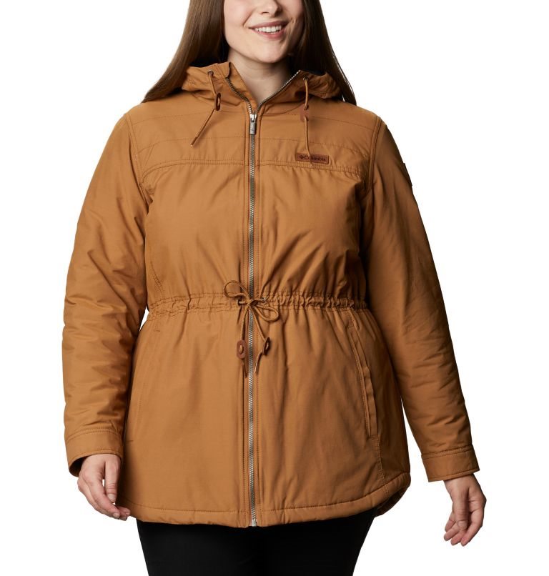 Women\'s Columbia Chatfield Hill Jackets Brown | Plus Size CA-ZL518